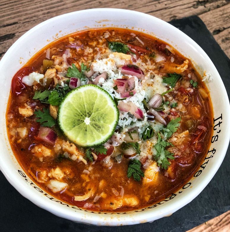 Chicken & Rice Taco Soup