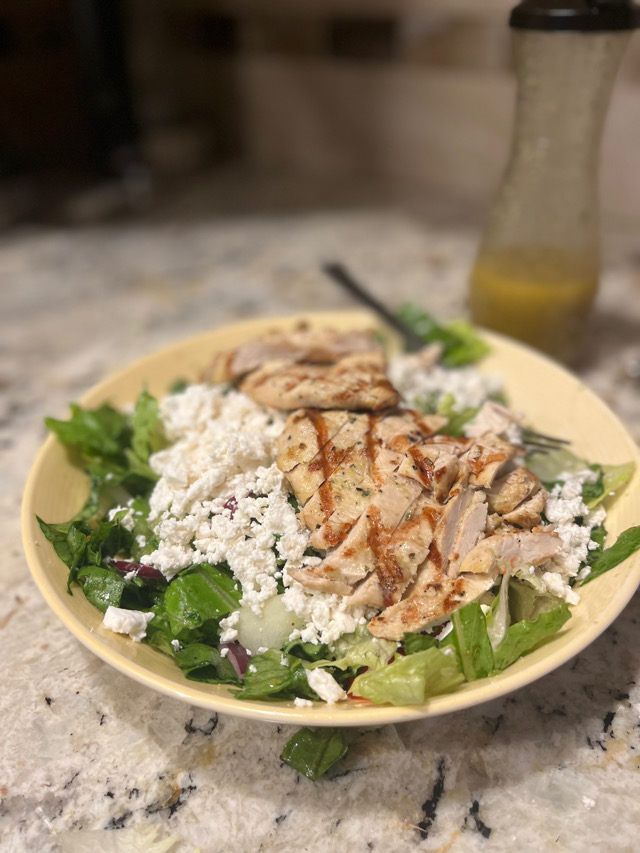 Weeknight Salad with Grilled Chicken