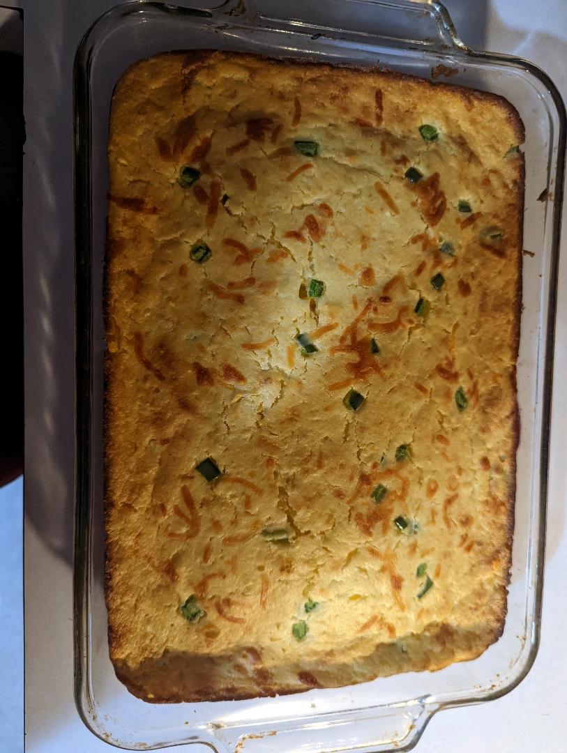 Cheesy jalapeno cornbread