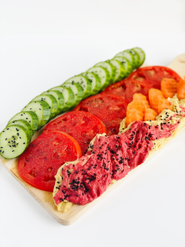 Garlic Beet Hummus