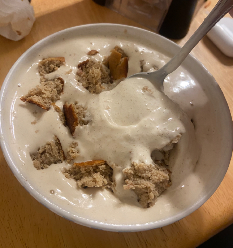 Gluten free cake batter protein ice cream 
