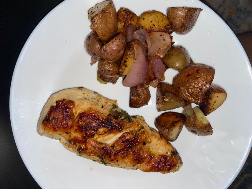 Cilantro Lime Chicken and Seared Veggies