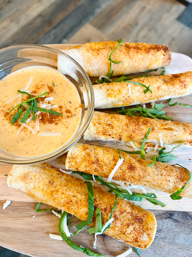 Air Fryer Chicken Taquitos
