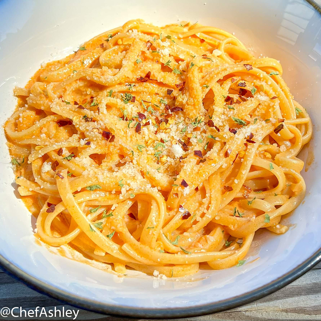 Creamy Tomato Linguine
