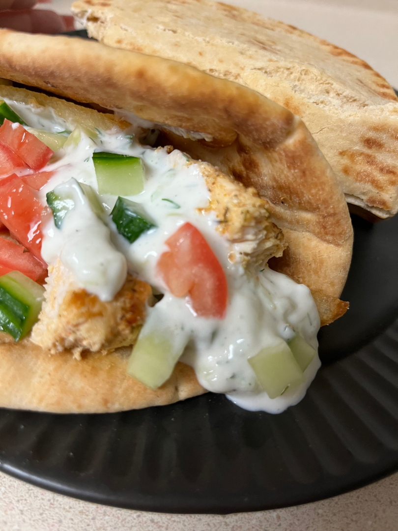 Greek Chicken Pita!