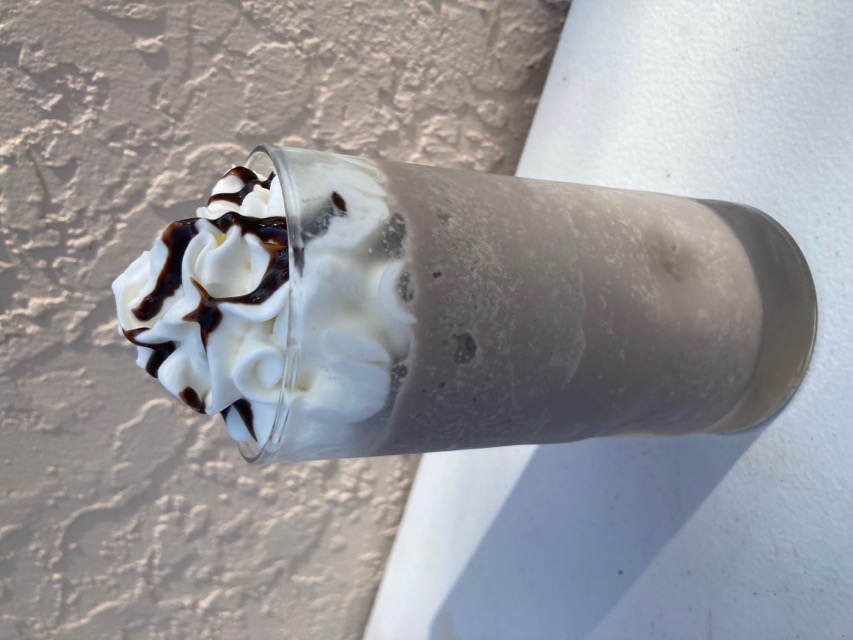 Chocolate and Oreo milkshake
