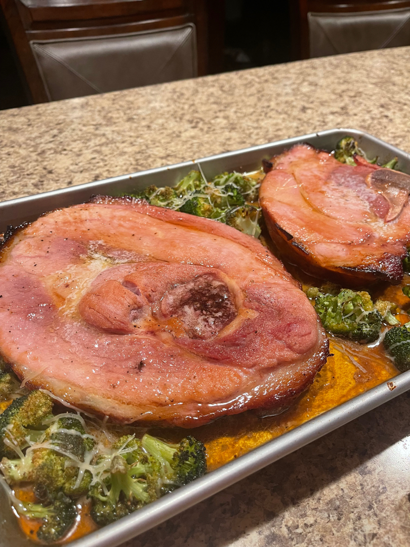Honey Glazed Ham Steaks