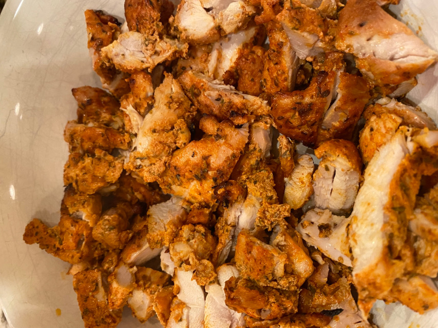 Sheet pan Mediterranean chicken