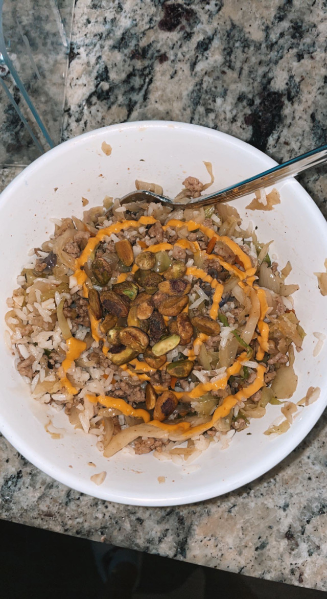 egg roll bowl