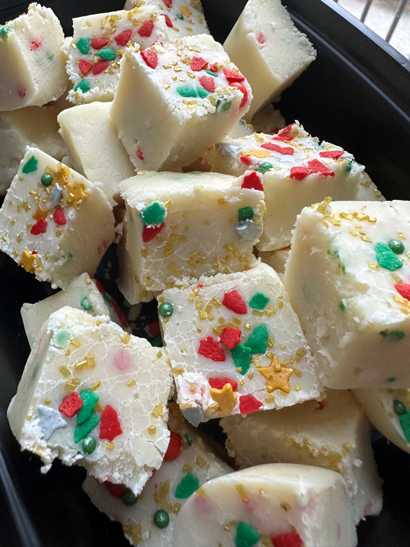 White Sugar Cookie Fudge