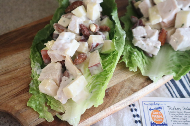 Turkey Salad with Honey Almonds