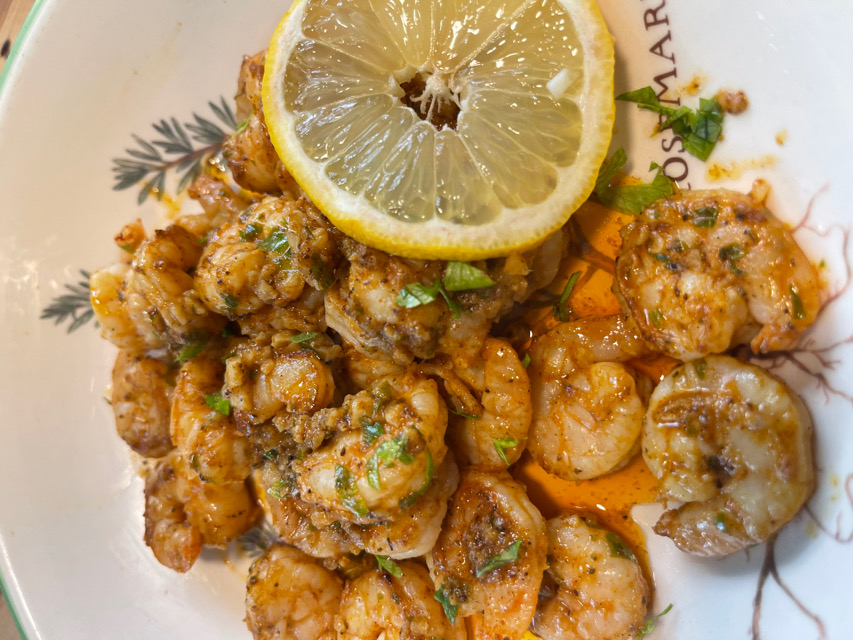Lemon butter garlic shrimp
