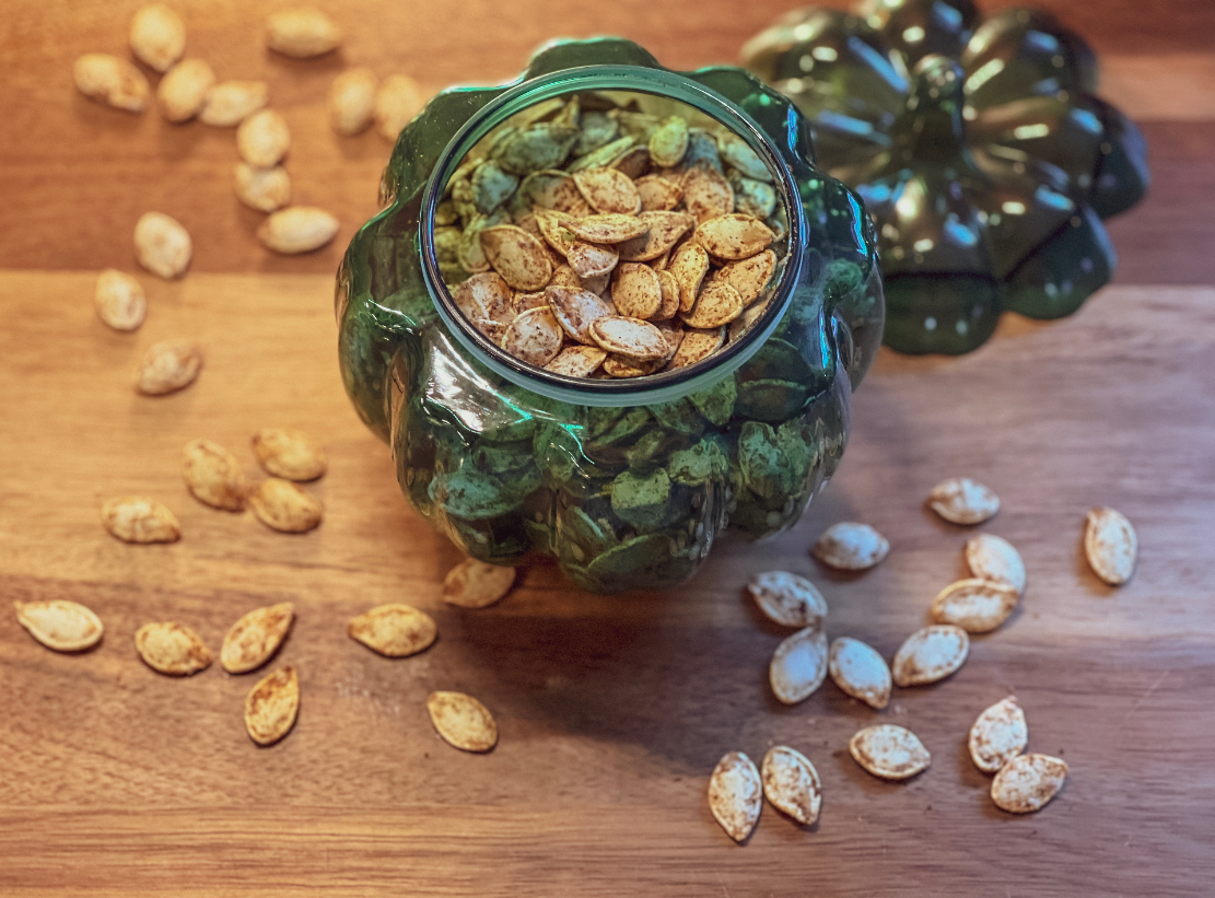 Roasted pumpkin seeds