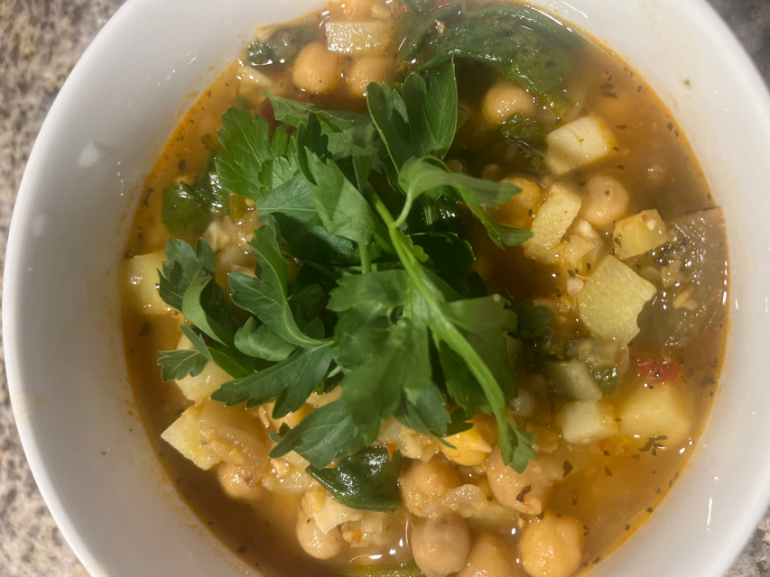 Chickpea & Kale Soup