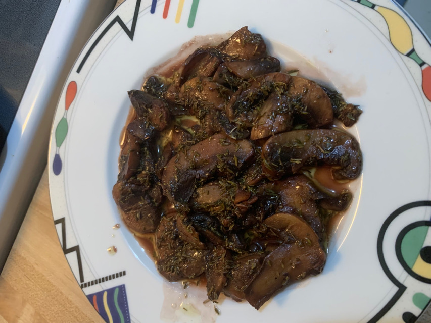 Braised Mushrooms