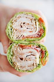Lettuce Turkey wrap