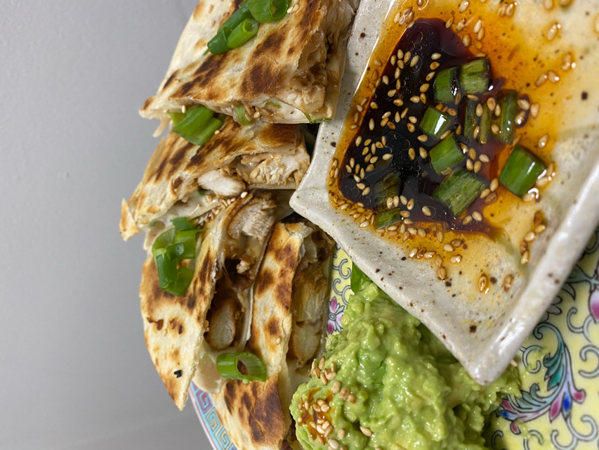 Teriyaki Chicken Quesadilla