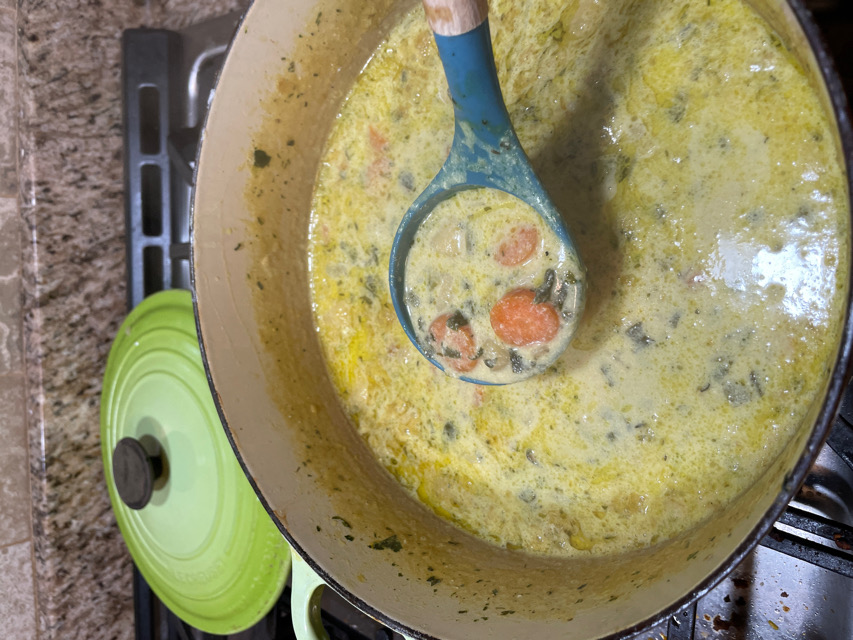 Copycat Olive Garden Chicken Gnocci Soup
