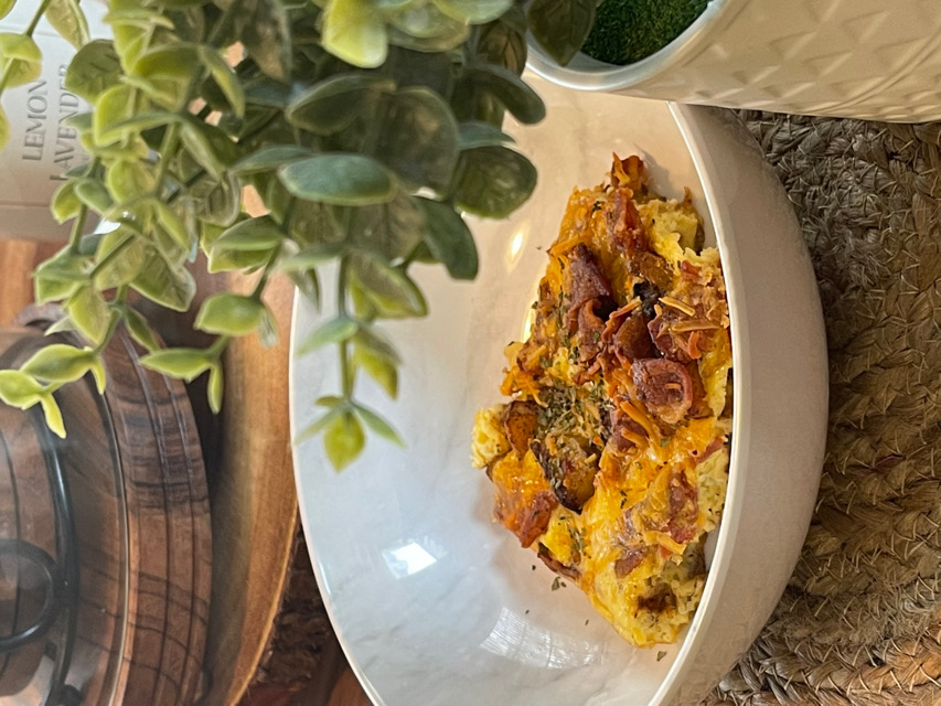 Potato Bacon and Egg Casserole