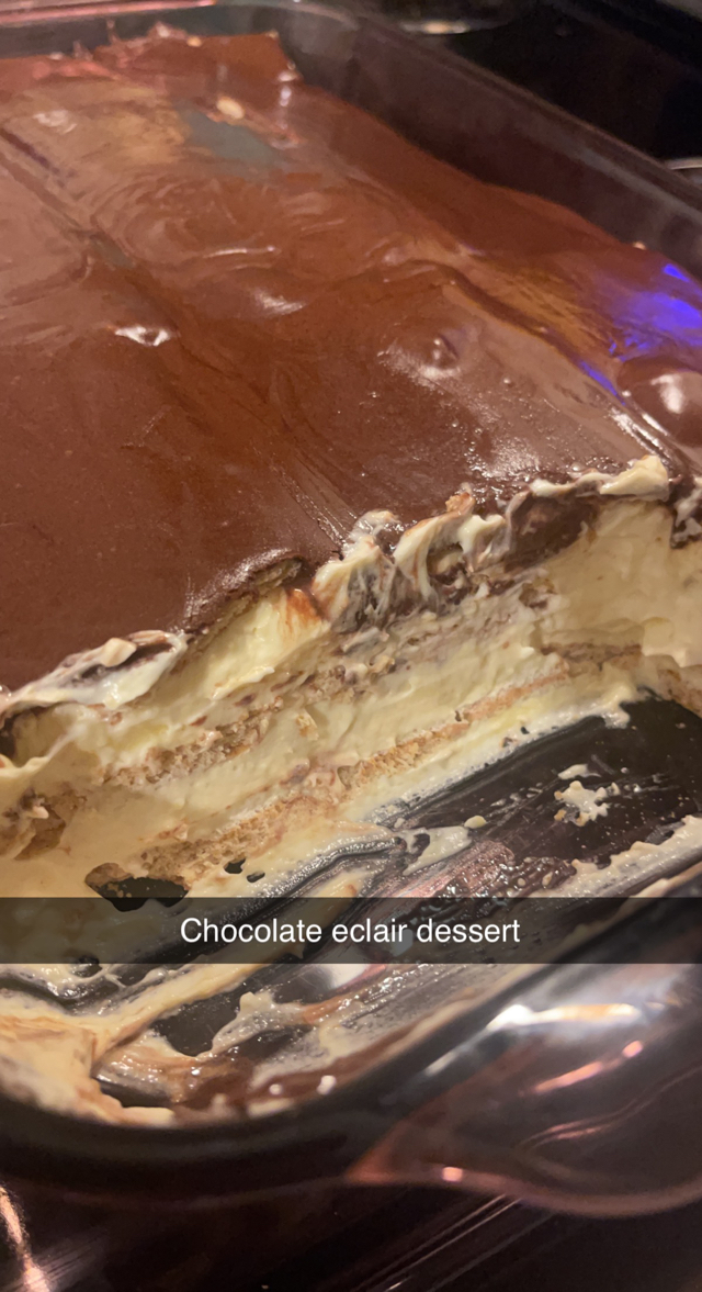 Chocolate Eclair Dessert