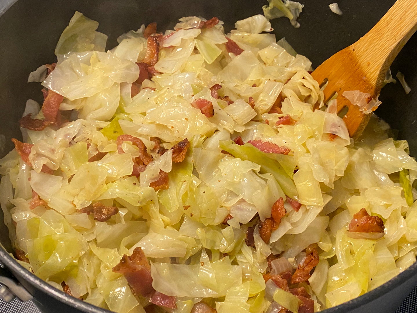 Smothered Cabbage and Sausage