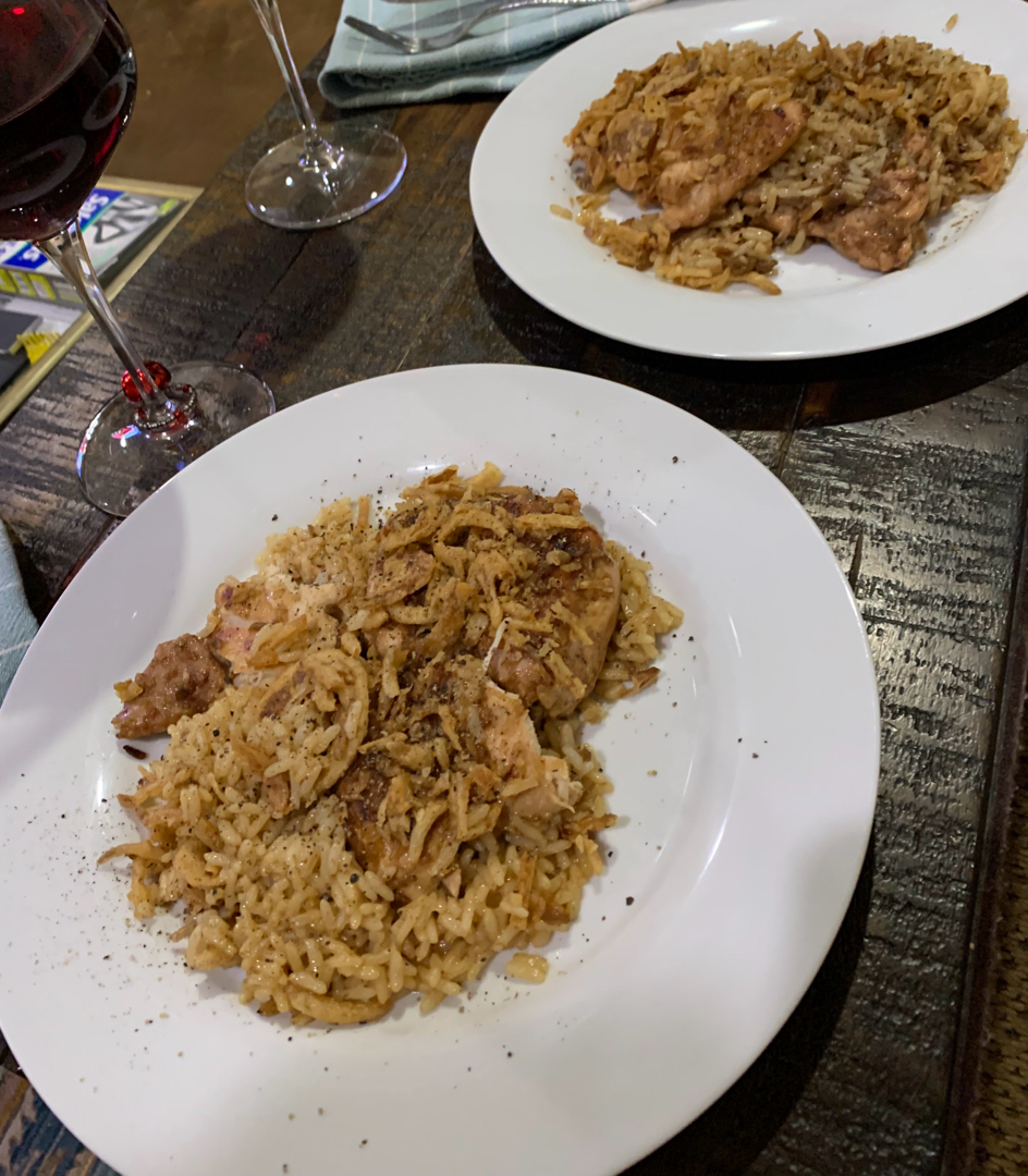 French Onion Chicken and Rice