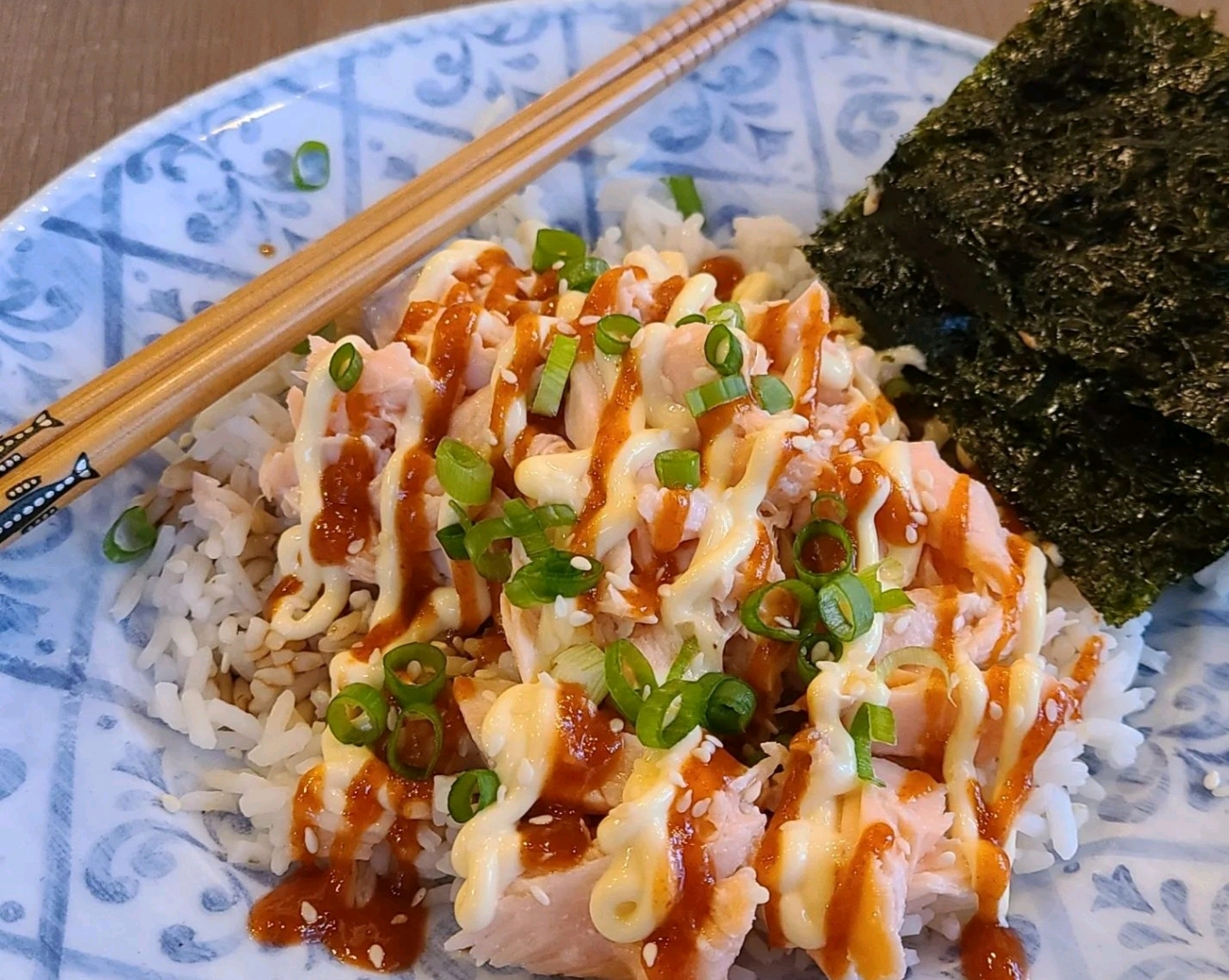 Tiktok salmon bowl