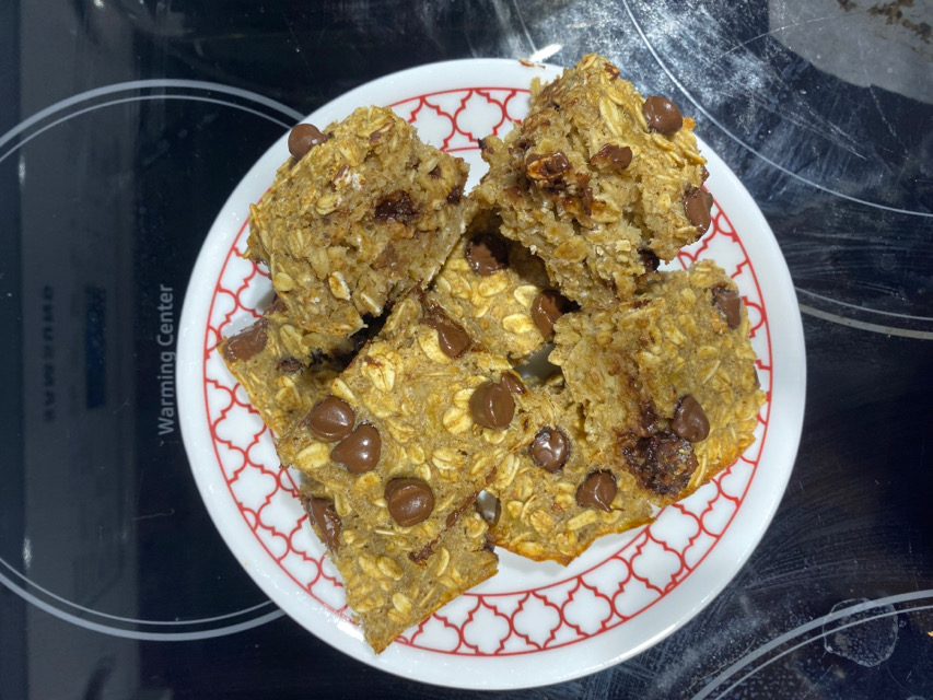 Healthy oatmeal bars
