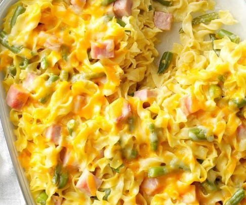 Ham and cheese casseroles