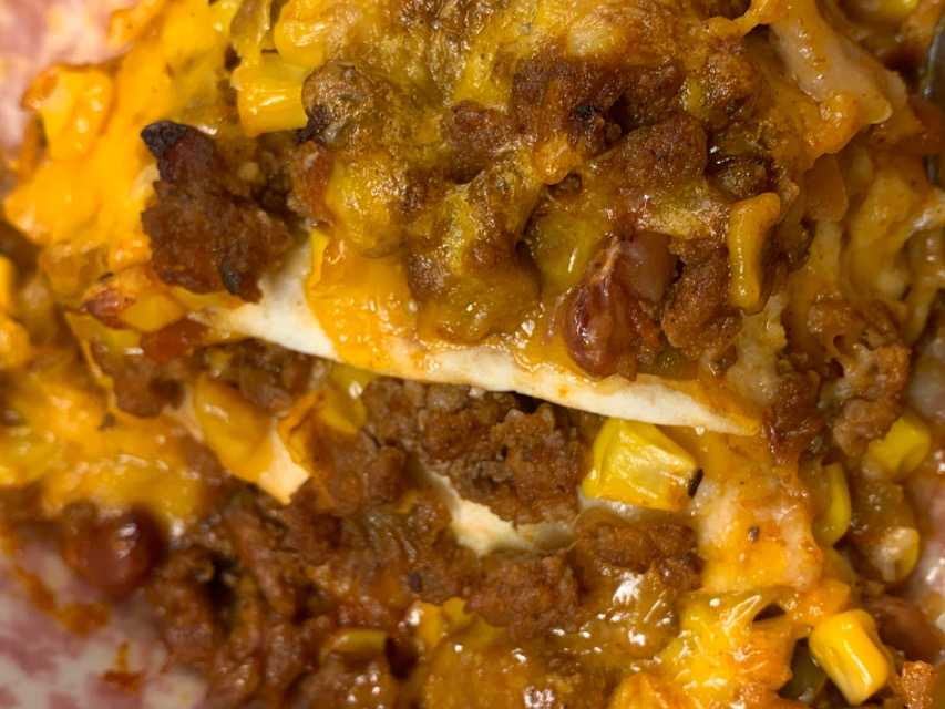 Cheesy Layered Taco Bake