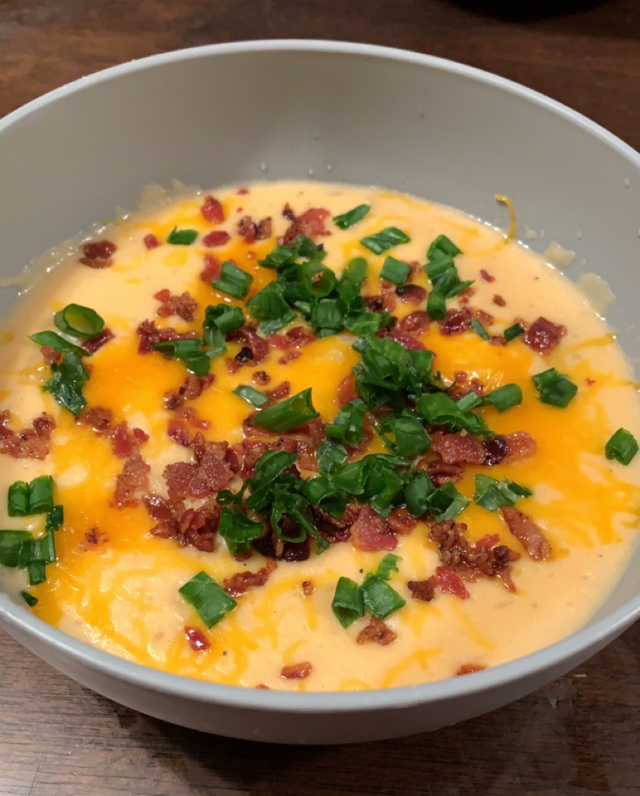 Easy Cheesy Crockpot Potato Soup