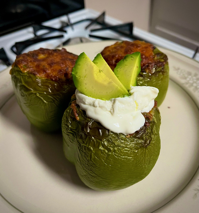 Air Fryer Stuffed Bell Peppers