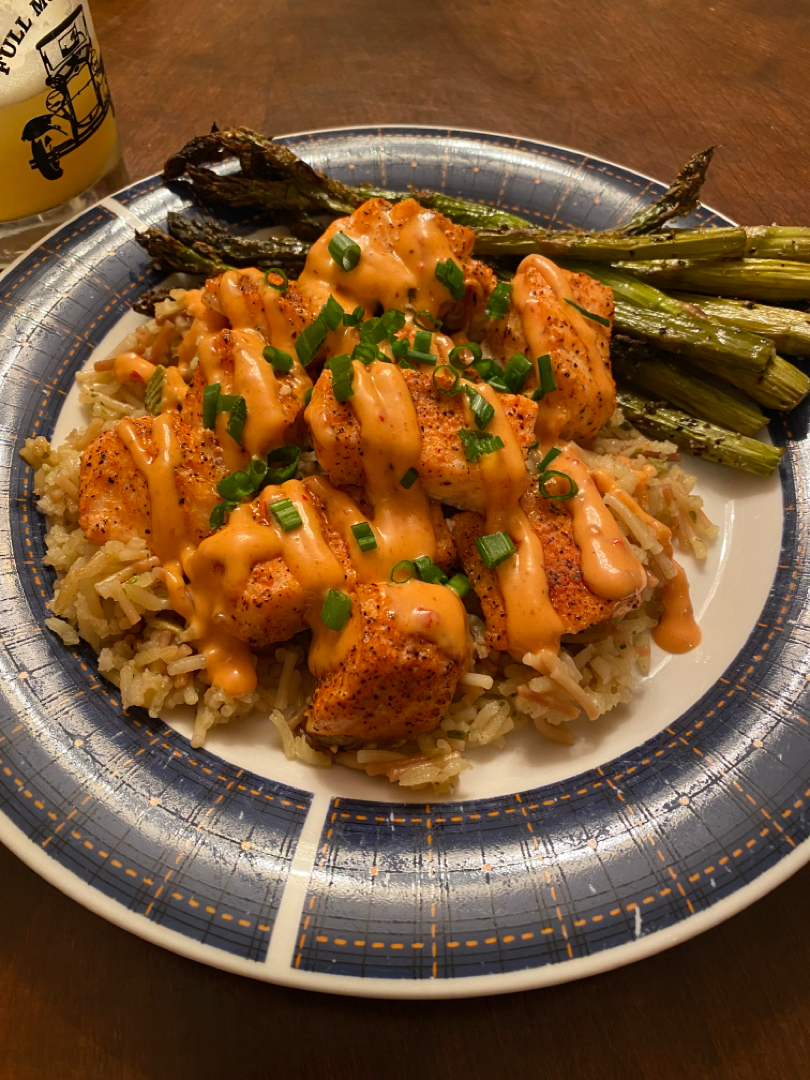 Bang Bang Salmon Bites