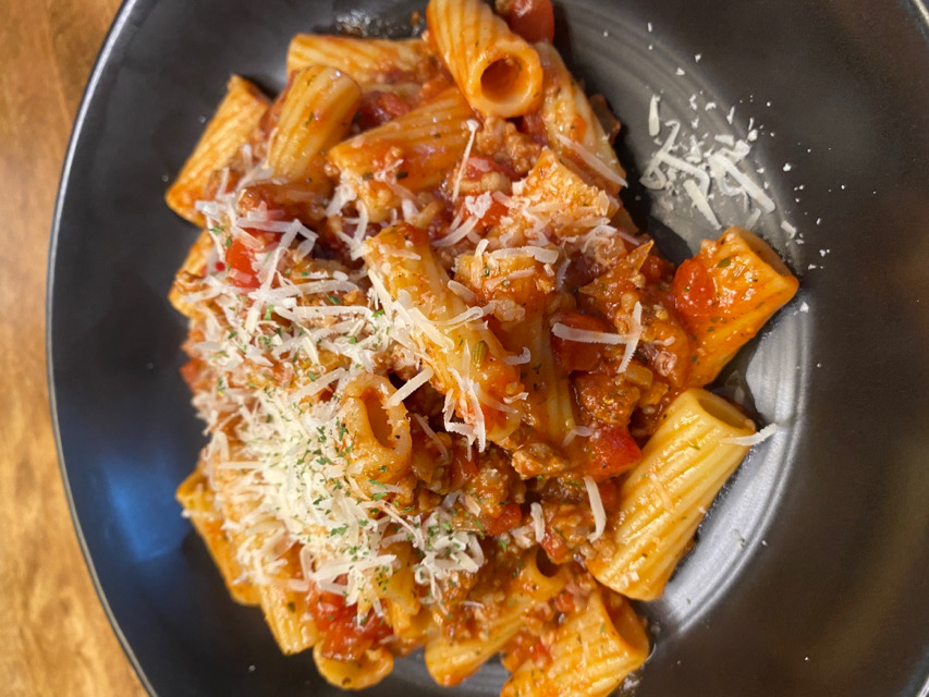 Spicy Italian Sausage Rigatoni