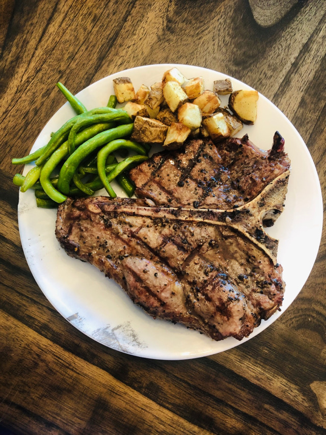 T-Bone Steak Dinner!
