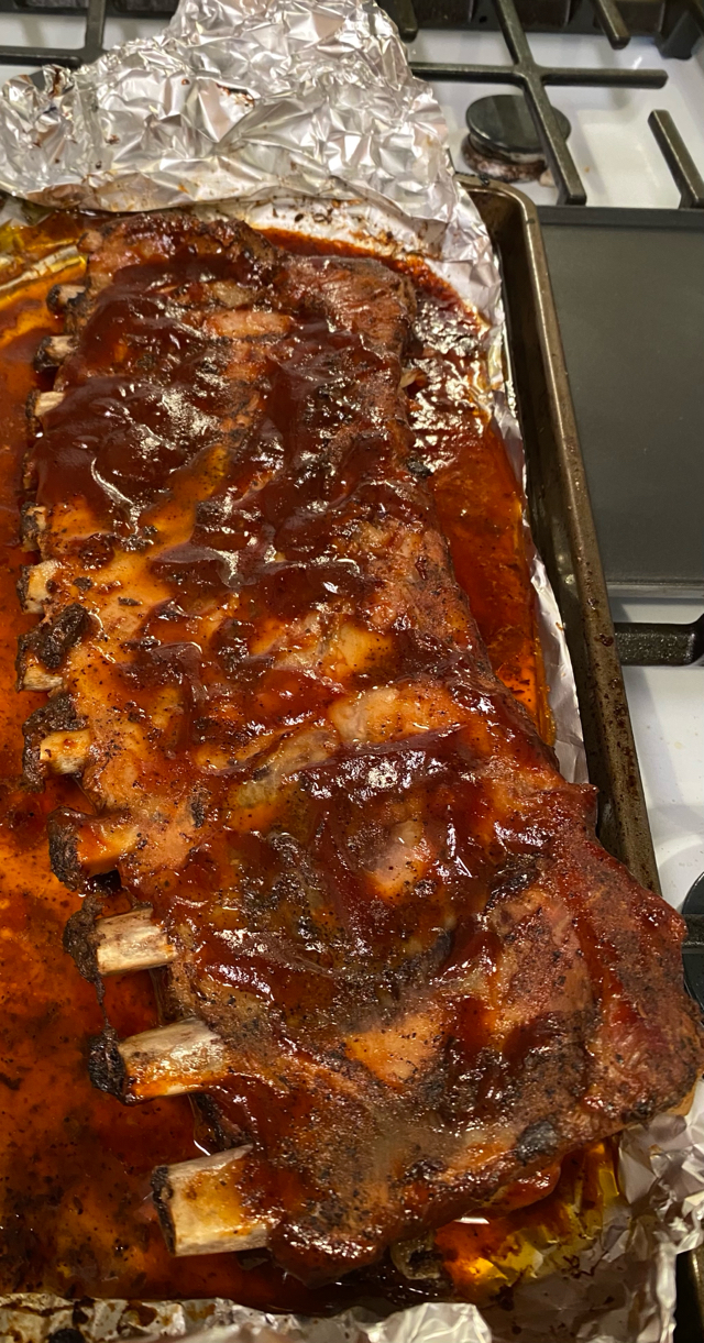 Oven bbq Ribs