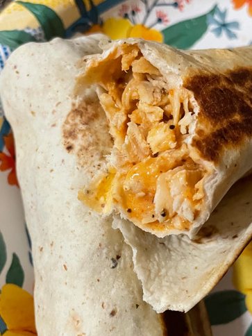 Buffalo Chicken and Cheese Wraps
