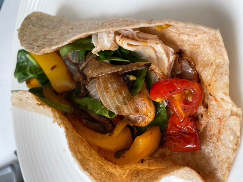 Fajita Turkey Wrap