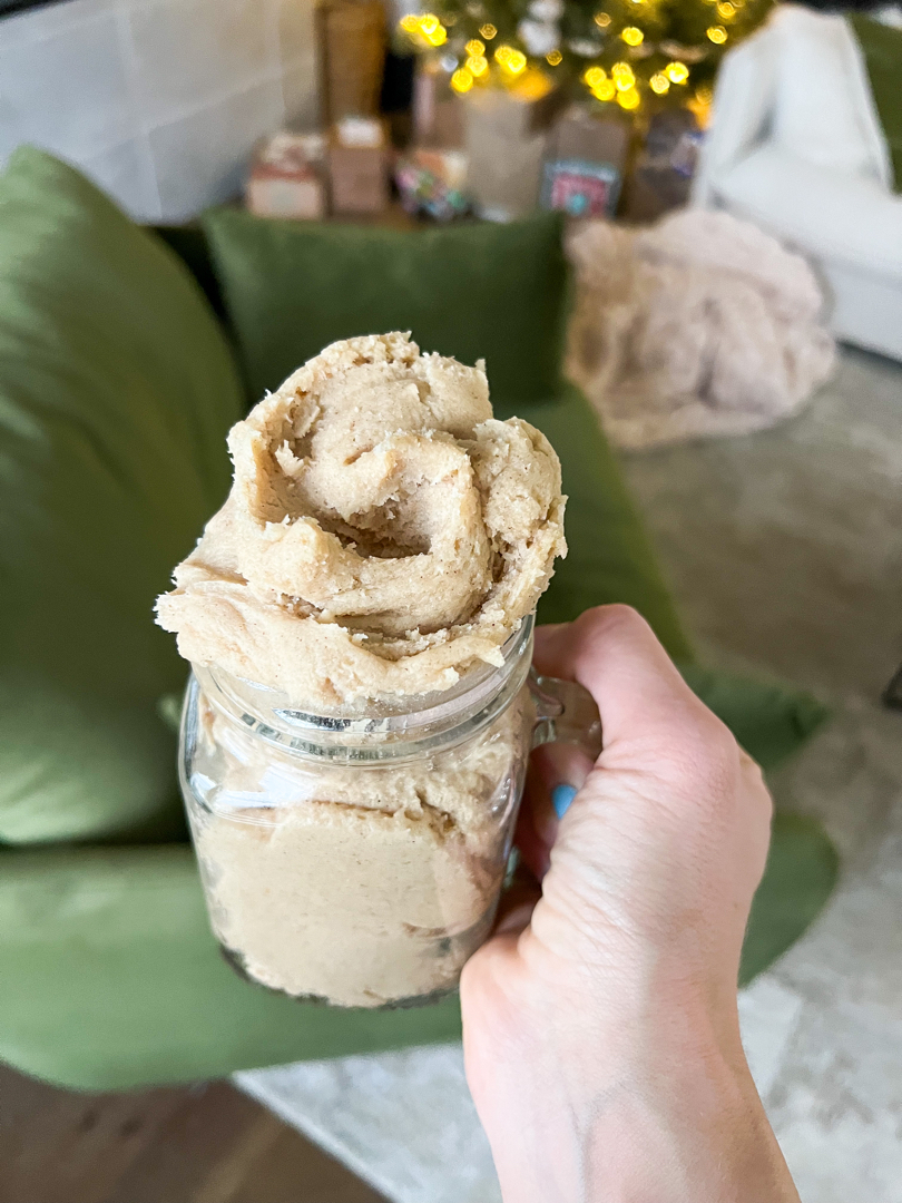 Snickerdoodle edible cookie dough