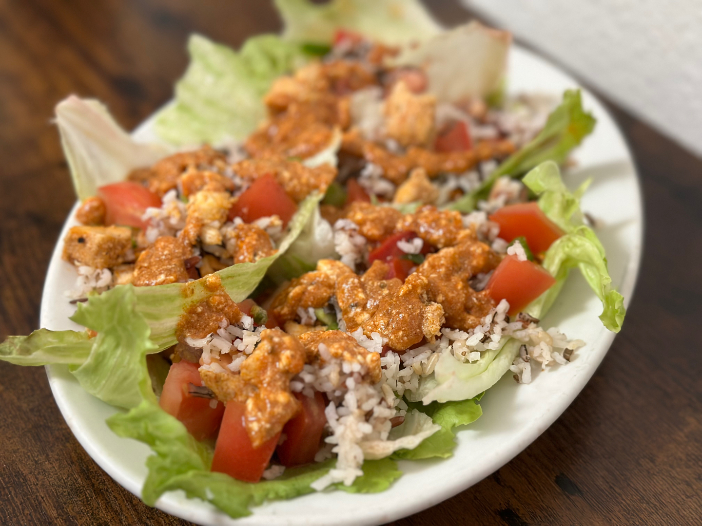 Buttery Chicken Lettuce Cups