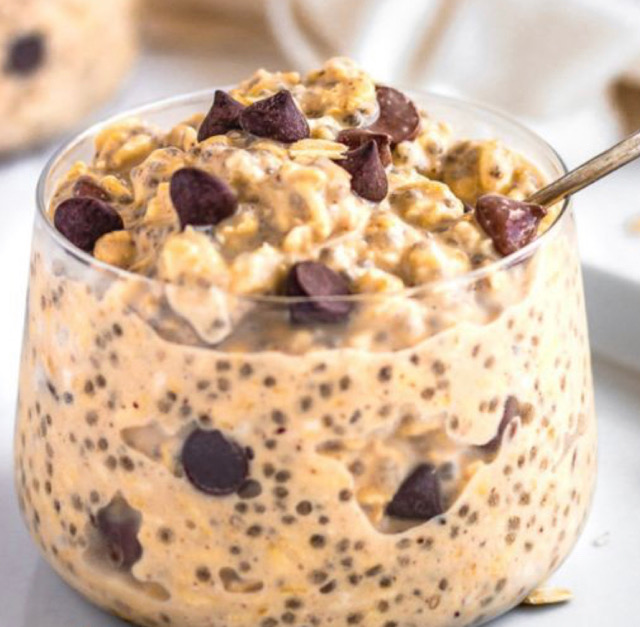 cookie dough overnight oats