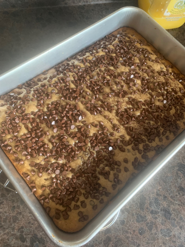 Chocolate Chip Banana Bars