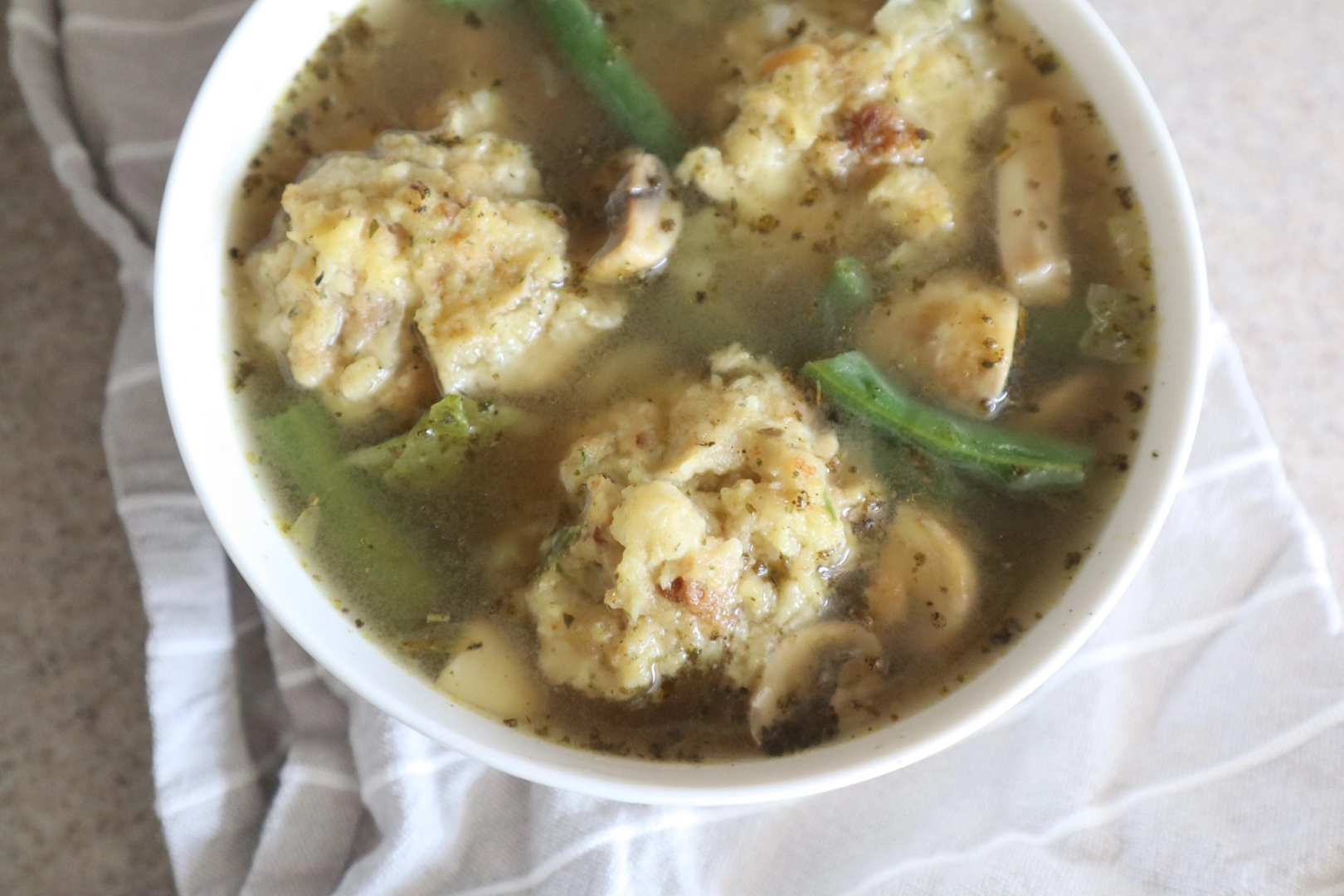 Chicken & Stuffing Dumpling Soup