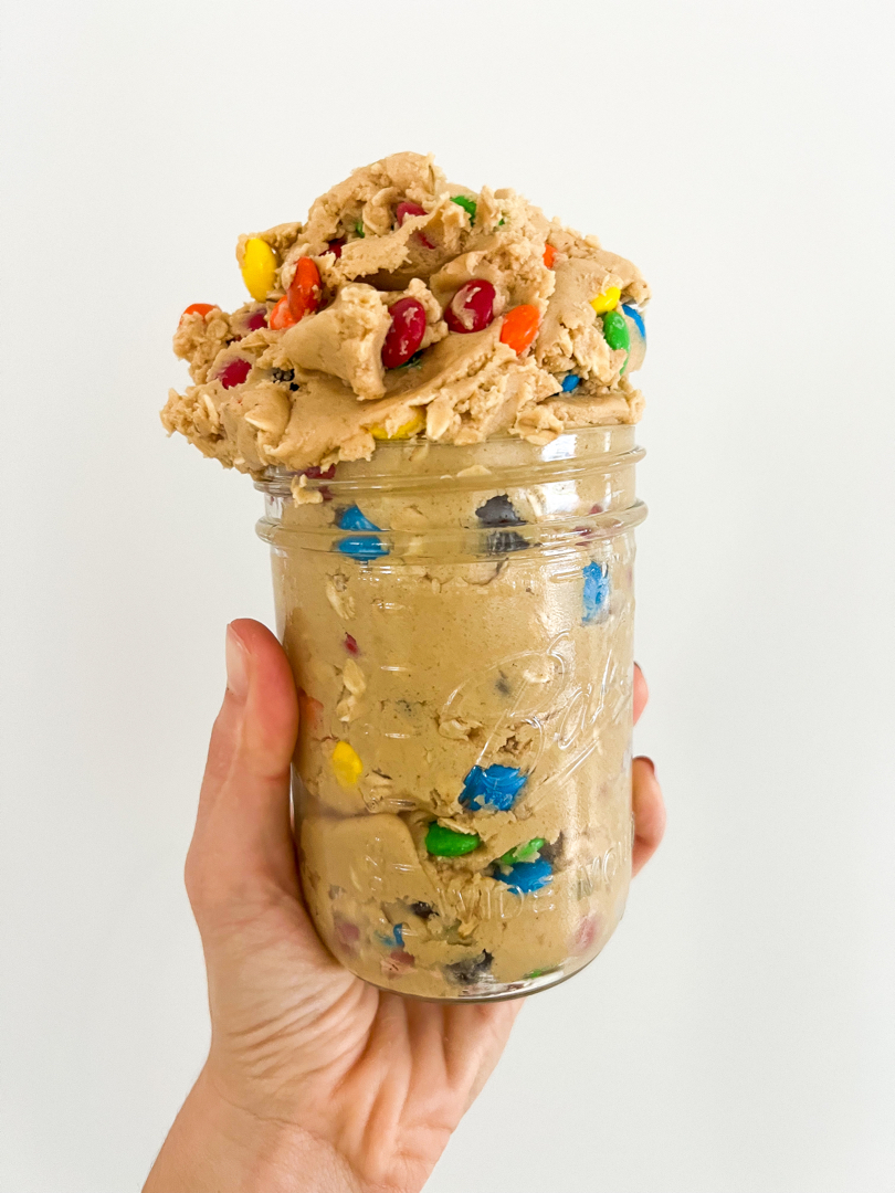 Monster cookie edible cookie dough