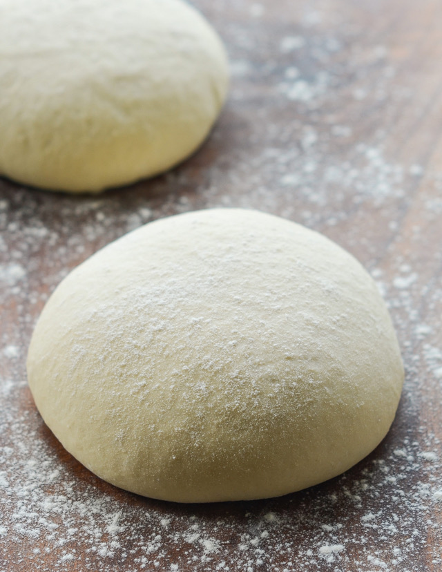 Homemade pizza dough