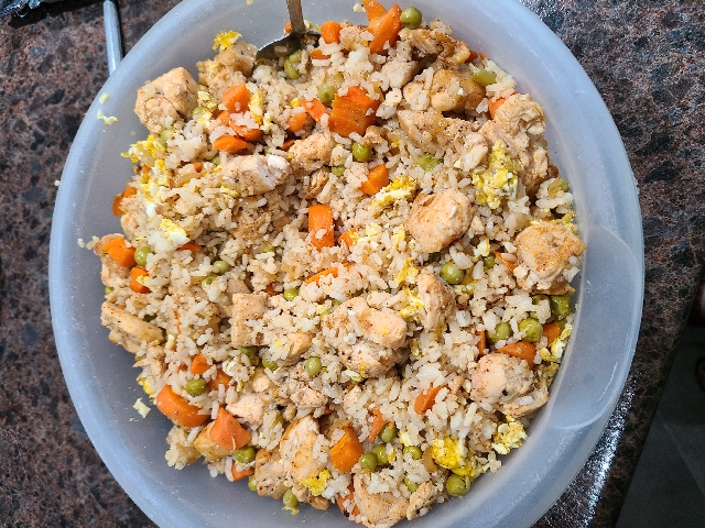 Blackstone chicken fried rice