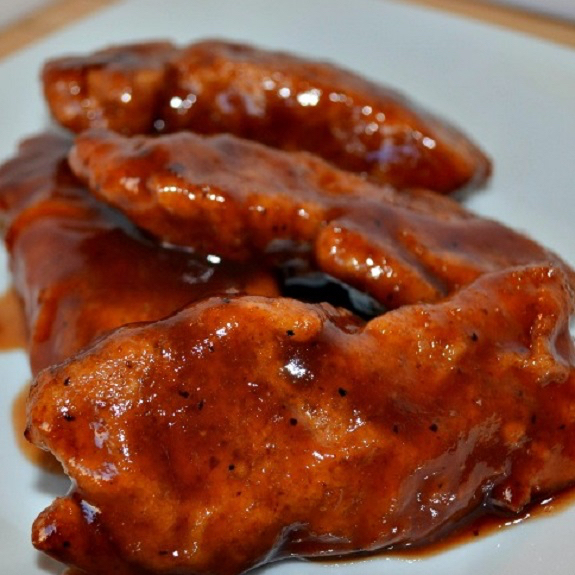 Baked BBQ chicken tenderloins