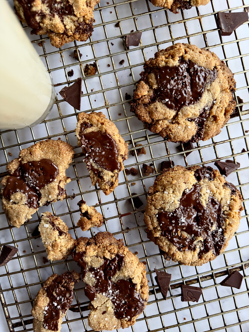Brown Butter Almond Flour Cookies 