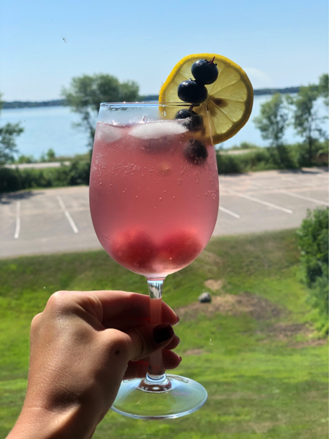 Kid friendly lemonade pink soda