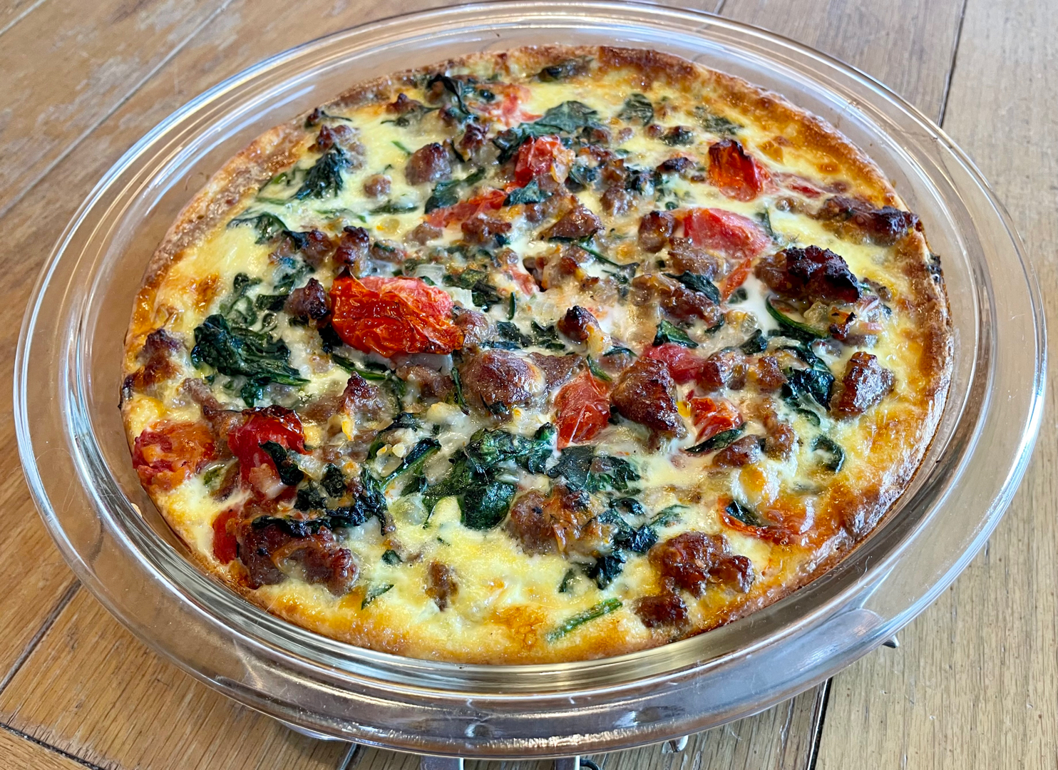 Roasted Tomato Quiche